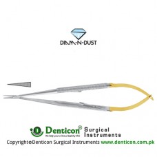 Diam-n-Dust™ Castroviejo Micro Needle Holder Straight - Delicate - With Lock Stainless Steel, 18 cm - 7"